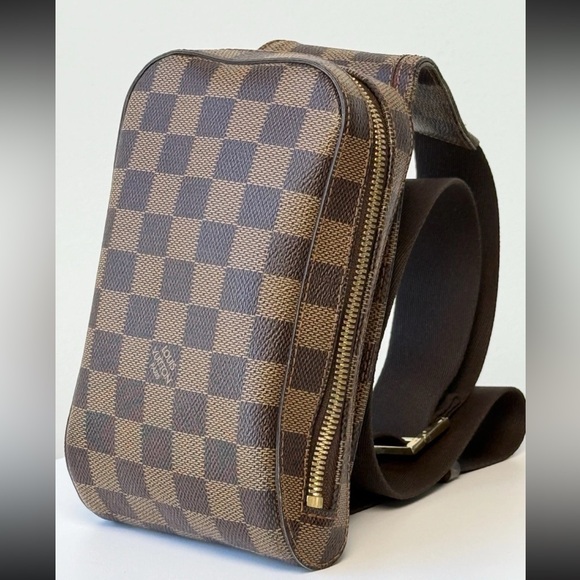 Louis Vuitton Damier Ebene Geronimos Should Bag Backpack - Picture 1 of 10